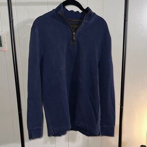Jos. A. Bank Men's Navy Quarter Zip Sweater